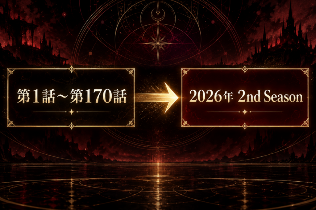 ブラッククローバー第170話から2nd Seasonへの時系列
